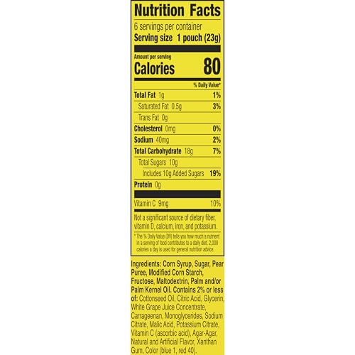 Image of Gushers Blueberry Grape & Sour Blue Raspberry Fruit Snacks, 6 ct, 4.8 oz