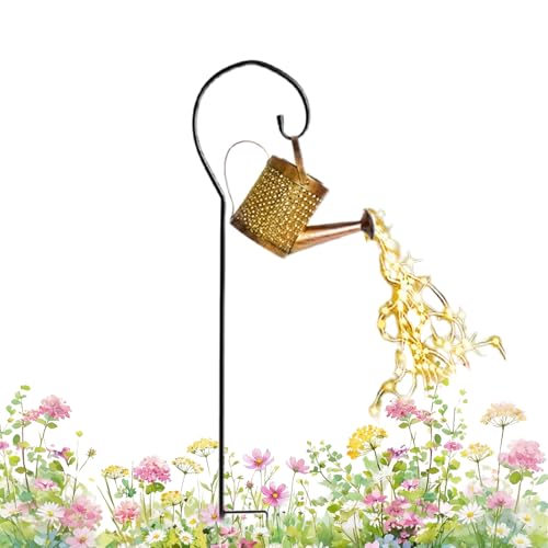 Lampe arrosoir décorative solaire, l'idée cadeau idéale pour sublimer un grand patio