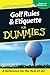 Golf Rules and Etiquette For Dummies