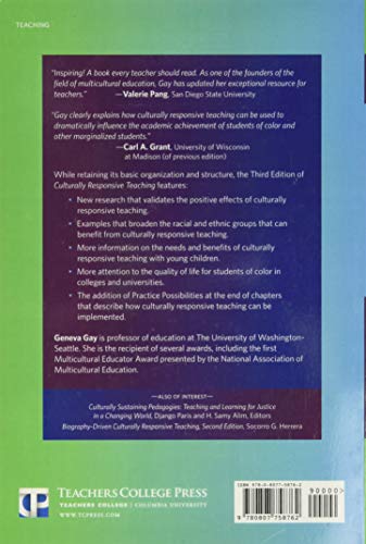 Culturally Responsive Teaching: Theory, Research, And Practice (Multicultural Education Series) #TOP1