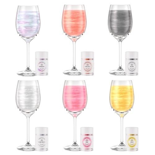 Nomeca Edible Glitter Set, 6 Colors, 5g Bottles