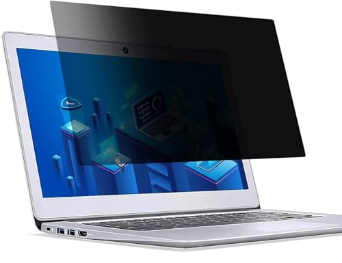 Image of 15.6 Inch Privacy Screen Filter - NO Eye Strain | Anti-Blue Light + Anti-Glare | No Dry Eyes | Privacy Screen Protector | Touch Screen Enabled