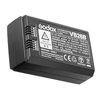 Godox VB26 VB26B Akku 7,2 V 2980 MAh für Godox V1 C/N/S/F/O/P Rundblitz und Godox V860iii S/N/C/F/O/P Blitz V850III AD100Pro Blitzgerät