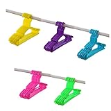 Vielseitiger Kleiderbügel: Wissenschaftliches Design, mit Haken zum Aufhängen und Aufbewahren einer großen Auswahl an Kinder- oder Babykleidung.