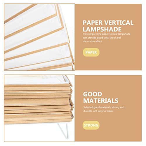 Lalafina Paper Lamp Shade Paper Floor Lamp Shade Japanese Style Standing Lamp Shade Floor Lamps Replacement Cover For Bedroom Home Hotel Decoration, Beige Rice Paper Floor Lamp #TOP7