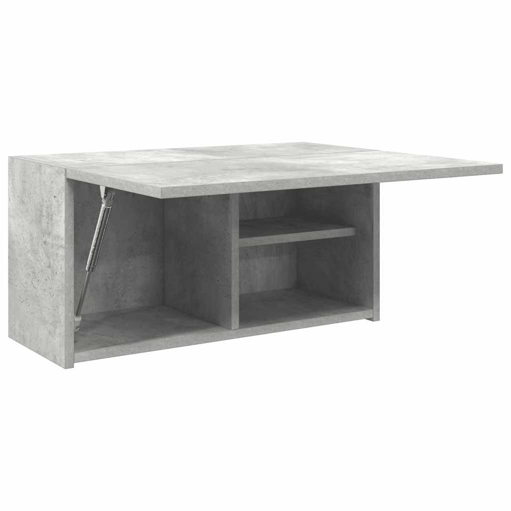 Floating Wall Cabinet, Modern Wood-Grain Wall-Mounted Storage Unit, Hanging Shelf Cabinet for Bathroom, Kitchen and Living Room (60 x 25 x 30 cm)