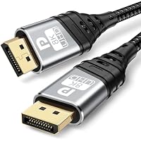 YUETUOL Cable Displayport 1.4 2m, DP Cable 8K@60Hz, 4K@144Hz,