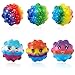 Produktbild waziwe 6 Stück Moon Ball, Spaceballs for Kids Party Gift, Springball für Kinder, Hüpfball für Kinder Im Freien, Interaktives Spielzeug zum Stressabbau
