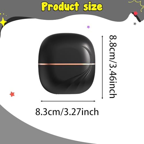 Cepillo Alisador de Pelo Inalámbrico Portátil Negro miniatura 3