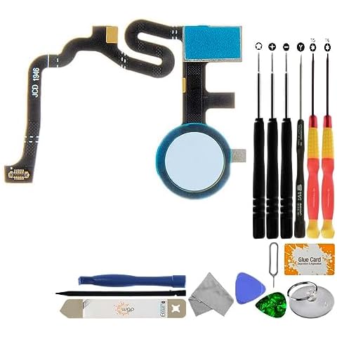 Fingerprint Scanner for Google Pixel 4a & 4a 5G (Blue) with Tool Kit Cover