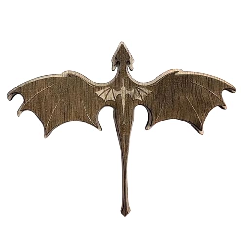 Fantasy Dragon - Set di libri con segnalibri - Enchanted Booking Nook Decor per display gotici | Spazio di lavoro di Halloween e decorazioni da scrivania per scaffali | Sculture dettagliate Dragon