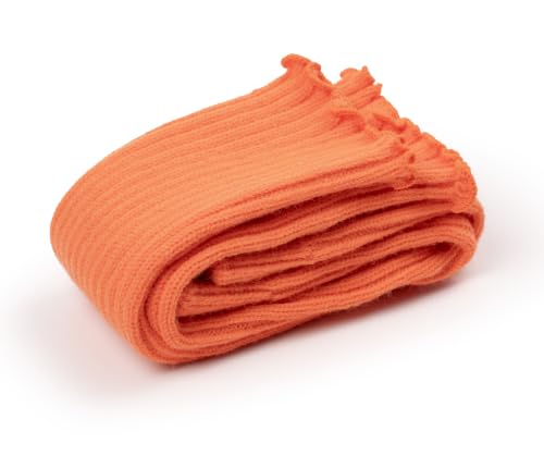 Image of BomKinta Leg Warmers for Women - Soft Fashion Knit Calf Accessories Gifts - Cute 80s Ruffle Leg Sleeves for Party Yoga