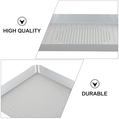 Poêle à pizza carrée en aluminium perforé de 3 mm pour la cuisson maison
