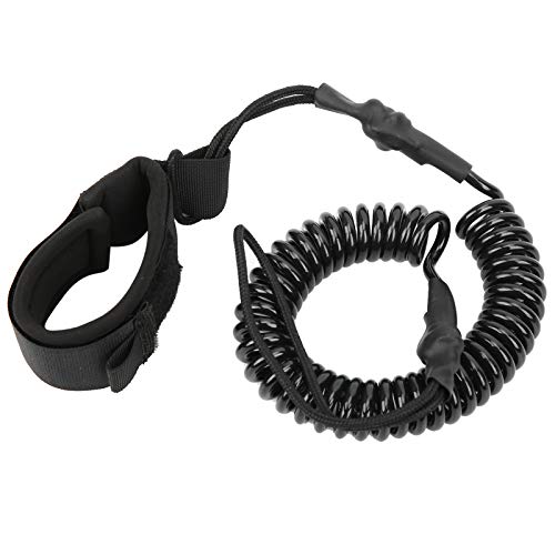 Corda de pé de segurança de surf, trela de prancha de surf TPU corda de perna de mola para prancha d