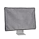 kwmobile Leinen Hülle kompatibel mit 20-22 Monitor - Schutzhülle Staubschutz Abdeckhaube für PC Bildschirm - Computer Screen Cover Staubhaube Haube in Dunkelgrau