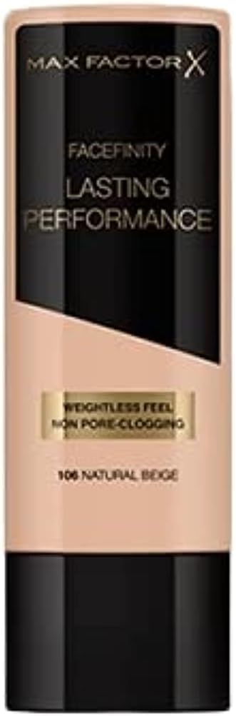 Long Lasting Performance No.106, Natural Beige, Foundation, 1.1 Ounce
