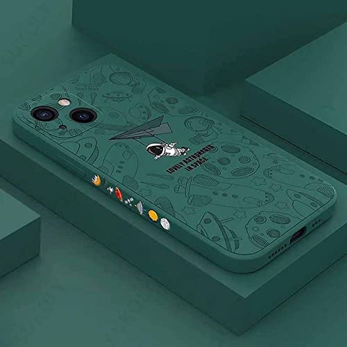 Coque silicone pour iPhone 11 Pro verte astronaute idéal pour le quotidien urbain