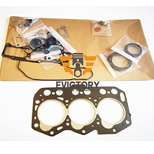 Joint de culasse Yanmar 3TNV76 et kit de révision moteur pour mini-pelle