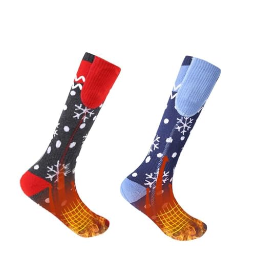 5000mAh Rechargeable Heated Socks with APP Remote Control 3 Heat Settings Thermal Warming Socks for Men Women Winter Outdoor Activities Cold Weather