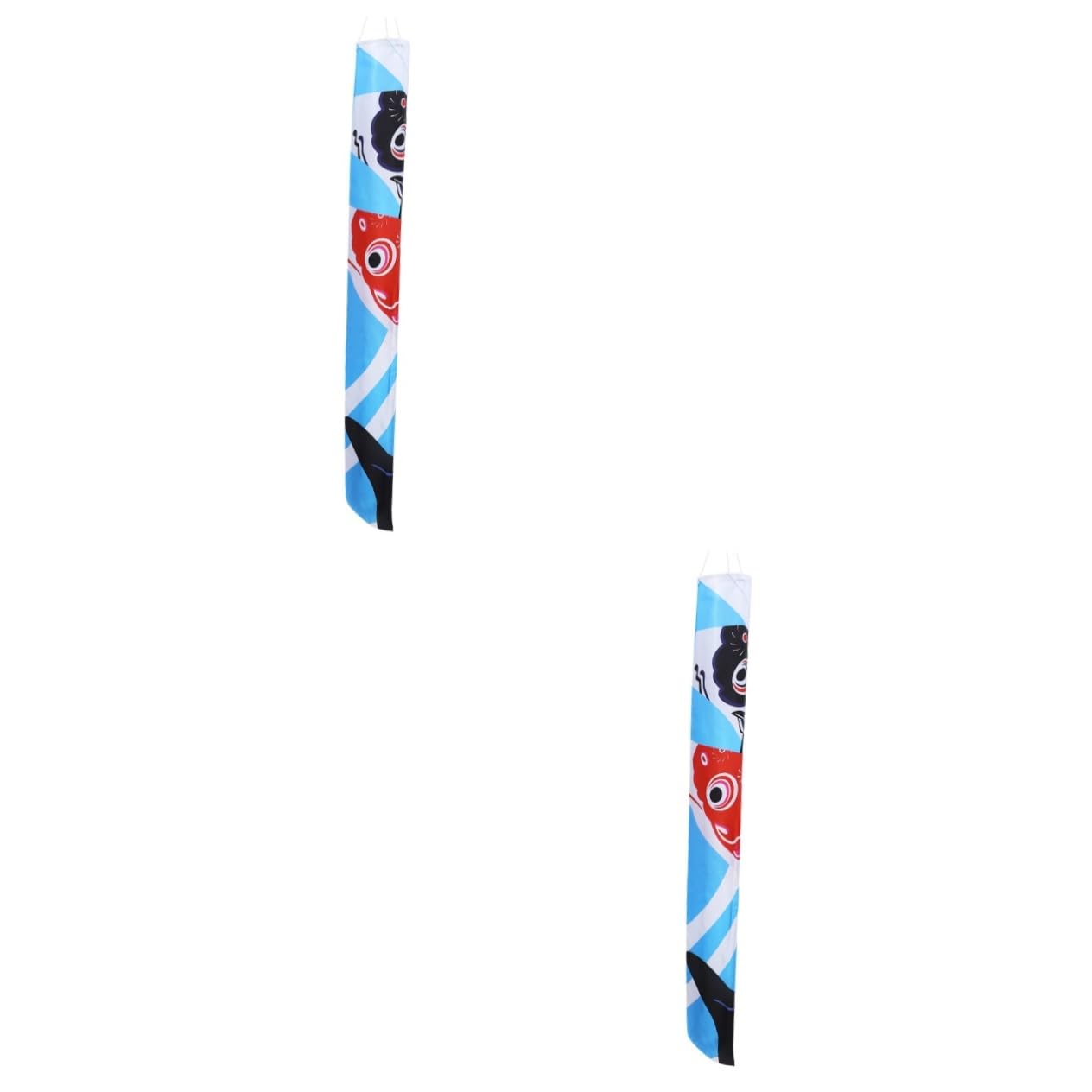Décoration du drapeau de la carpe Toyvian petit format en tissu satiné pour bannière murale fête