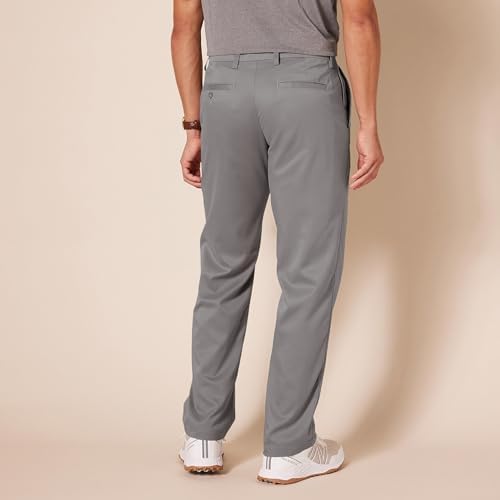 Amazon Essentials Men's Classic-Fit Moisture-Wicking Stretch Golf Pants with Active Waistband (Available in Big & Tall), Gray, 38W x 32L - 2