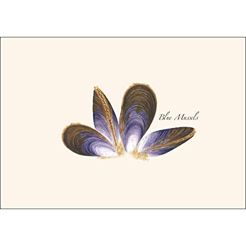 Image of Earth Sky + Water - Blue Mussels Notecard Set - 8 Blank Cards with Envelopes