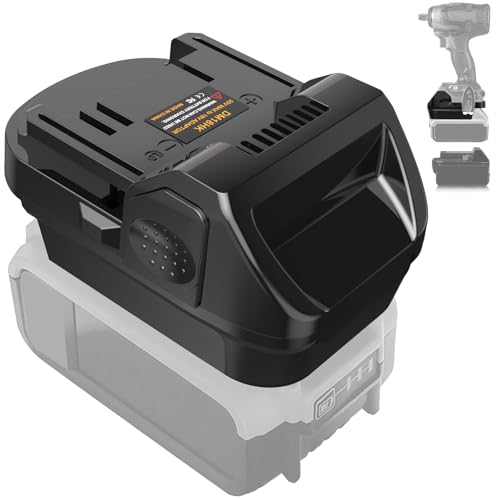 for Dewalt & for Milwaukee to for Hitachi& for Metabo HPT Battery Adapter, Fit for Dewalt & m18 Batteries Work for Hitachi 18v Cordless Tools & for HPT18V (Not 36V) Slide Style Tools