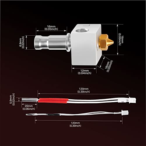 ANYCUBIC Kobra 3D Printer Extruder Hotend V5