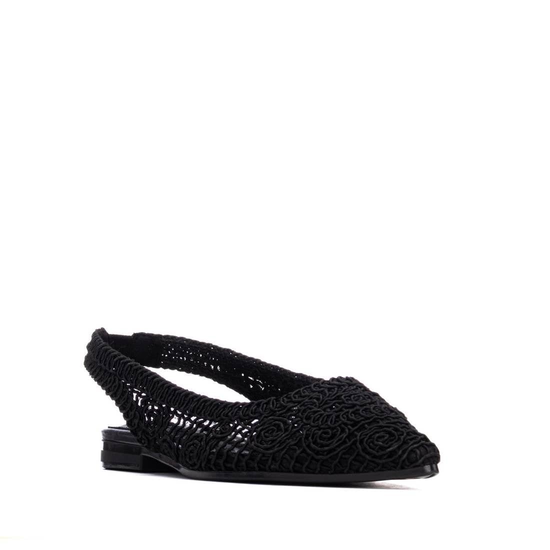 XTI 14512402 Zapato Sra Textil NEGROMujer