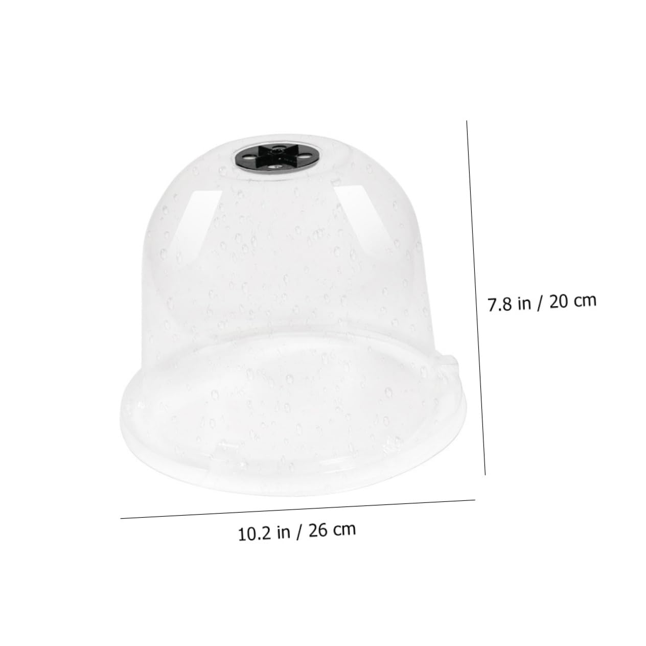 Toyvian 6 Pièces Cloche de Jardin Transparente Protection Gel Froid pour Plantes Fleurs Couverture de Culture Réutilisable pour Jardinage à Projets Paysagers