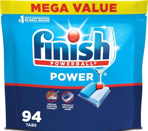 Image of Finish Power Dishwasher Pods, Dish Detergent, Fresh Scent, 94ct