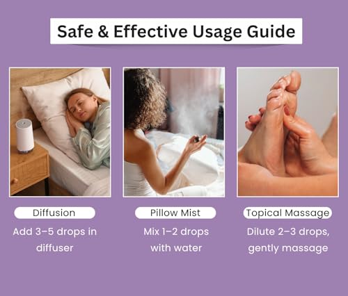 Image of Earth N Pure Lavender Essential Oil Sleep & Relaxation | GC /MS Tested | Rich in Linalool & Linalyl Acetate for Diffuser, Skin & Hair - 30ml