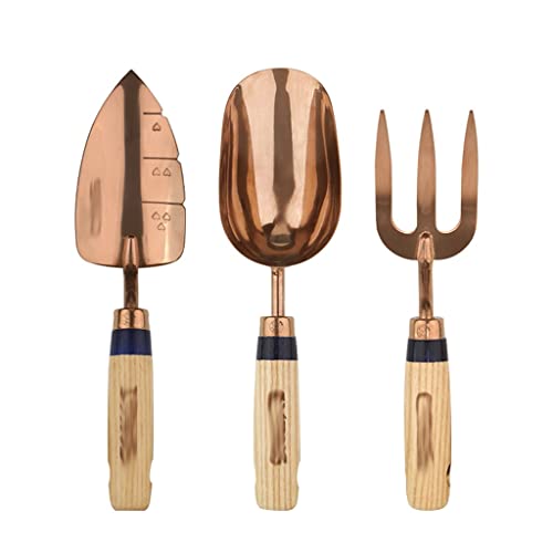 Juego de Herramientas de jardinería: 3 Herramientas Herramientas de jardinería de Acero Inoxidable Incluyen Pala para trasplantar Pala de excavación