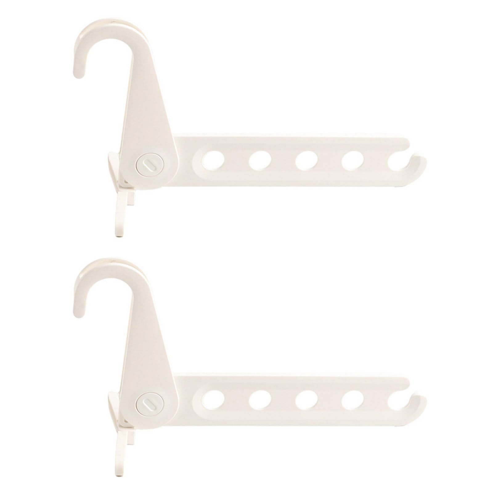 Sisyeuo Bendable Closet Mounts Set of 2 Resistant ABS Wall Hangers for Laundry Room Bedroom Space Wall Mounted Hook