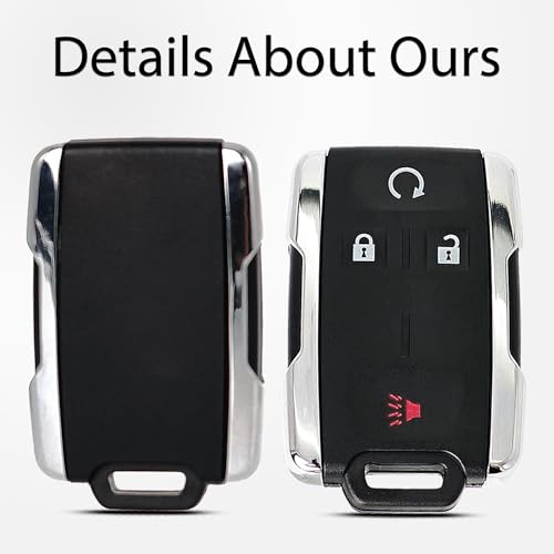 Coque de clé de rechange pour Chevrolet Silverado et GMC Sierra 2014-2021