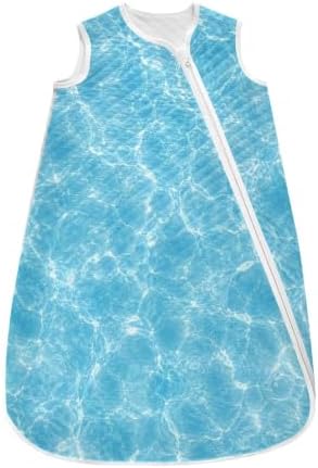 Kigai Water Ripples Baby Sleep Sack Wearable Blanket Sleeping Bag 2-Way Zipper Soft Swaddle Transition Sack
