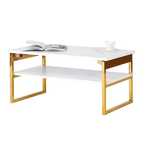 大理石柄リビングテーブル 折りたたみテーブルの商品画像