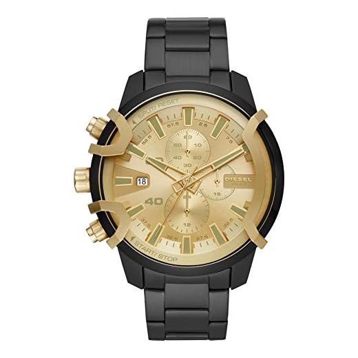 Diesel Reloj Cronógrafo para Hombre de Cuarzo con Correa en Acero Inoxidable DZ4525