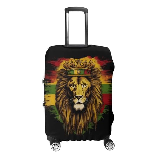 Lion Crown HippieTravel Suitcase Protector Luggage Cover Protective Washable Anti-scratch Baggage Cover4