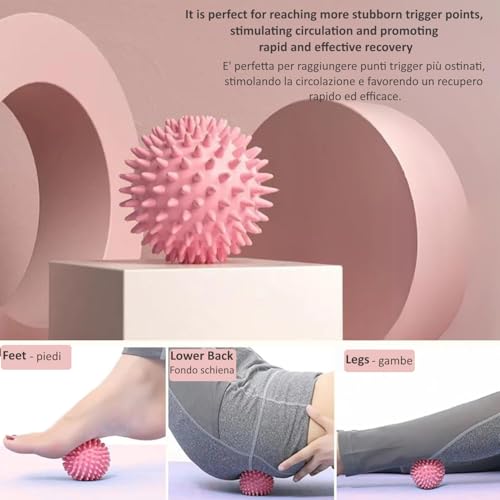 Rullo Per Massaggio Muscolare 3 In 1 Kit Per Allenamento Miofasciale Foam Roller Con Bastone E Pallina Massaggio Piedi Allevia Tensione Muscolare - 6