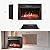 FLAME&SHADE Insert Electric Fireplace, 32-Inch Wide, Freestanding Portable Room Heater with Timer, Digital Thermostat and Remote