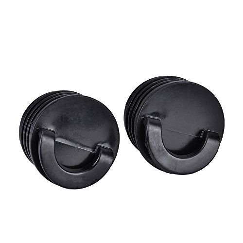 Scupper Plugs For Kayak,Scupper Kayak Plugs 4 Pcs Boat Canoe Kayak Boat Scupper Stopper Bungs Drain Holes Plugs Accessories Black