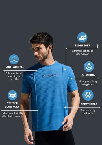 Image of Men's Pintuck T-Shirt with Multi Reflector Logo Print