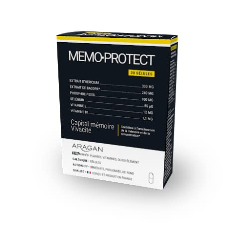 Aragan MEMO - PROTECT Capital Mémoire et Vivacité - Boite de 30 Gélules (1) Cover