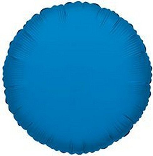 Creative Balloons Mfg. Inc. Kaleidoscope Royal Blue Round Foil Mylar Balloon, 18