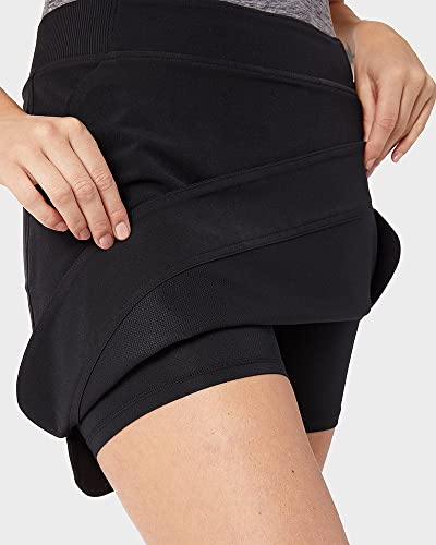 32 Degrees Cool Women's Stretch Woven Skort | Slip-On | Elastic Waistband | Office | Tennis | Golf3