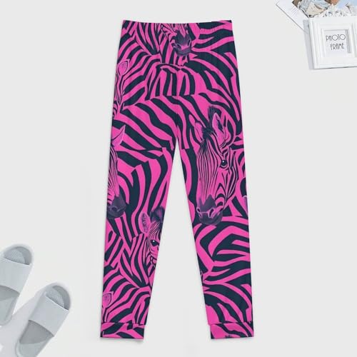 Zebras Pattern Stitching Men's Pajama Bottoms Sleep Lounge Soft Comfy Pants Sleepwear4