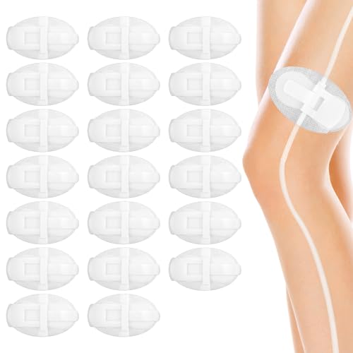 20 Pzs Dispositivo de Fijación de Catéter, Correas Adhesivas para Las Piernas del Catéter Soportes para el Tubo de la Pierna del Catéter Accesorios de Fijación del Catéter Urinario