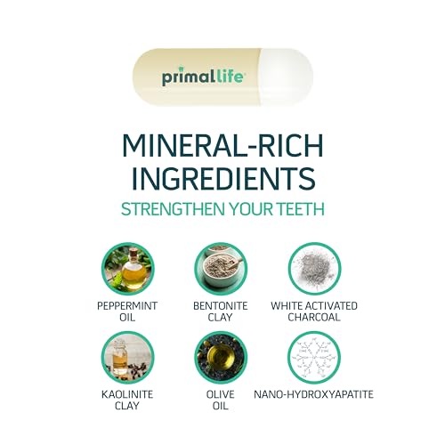 Image of Primal Life Organics Real White Teeth Whitening Gel Pods - Organic, All-Natural, No Peroxide or Bleach - 10 Treatments