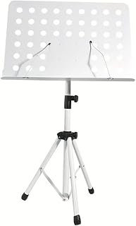 GRALES Music Stand Folding Bold And Thick Can Lift Music Stand Guitar Violin Music Stand Command Guitar Music Stand Orchestra, guitar, violin (Color : White)